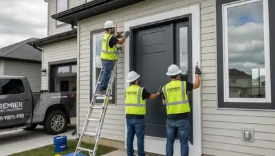 Professional door installation by vinyl-siding experts in Rochester, NY