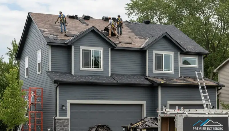 Vinyl siding installation on Rochester NY home by Next Level Exteriors siding experts