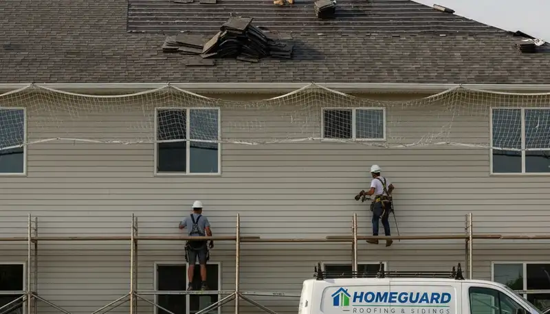 Vinyl siding installation and roof replacement in Rochester, NY by Next Level Exteriors