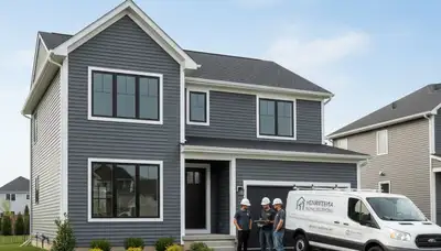 Professional vinyl siding installation on home exterior in Rochester, NY
