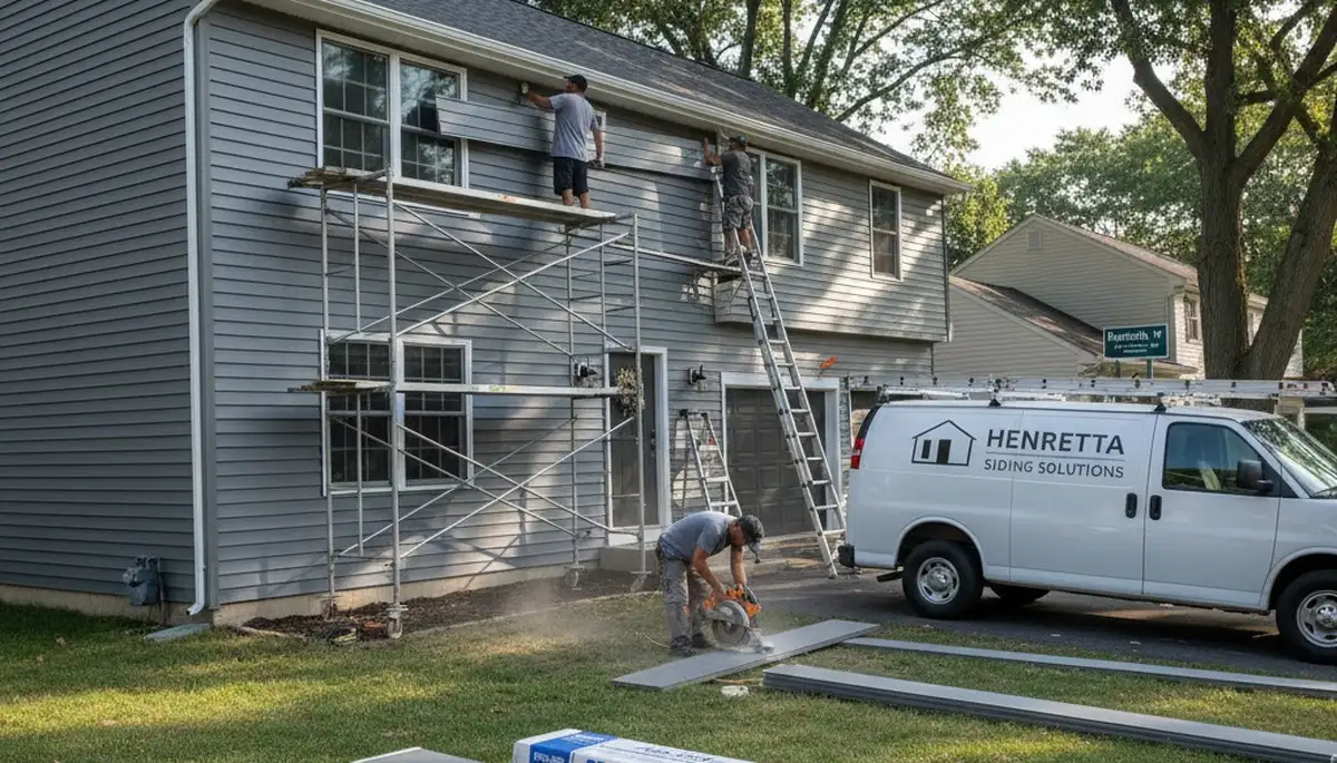 Professional vinyl siding installation by siding experts in Rochester, NY
