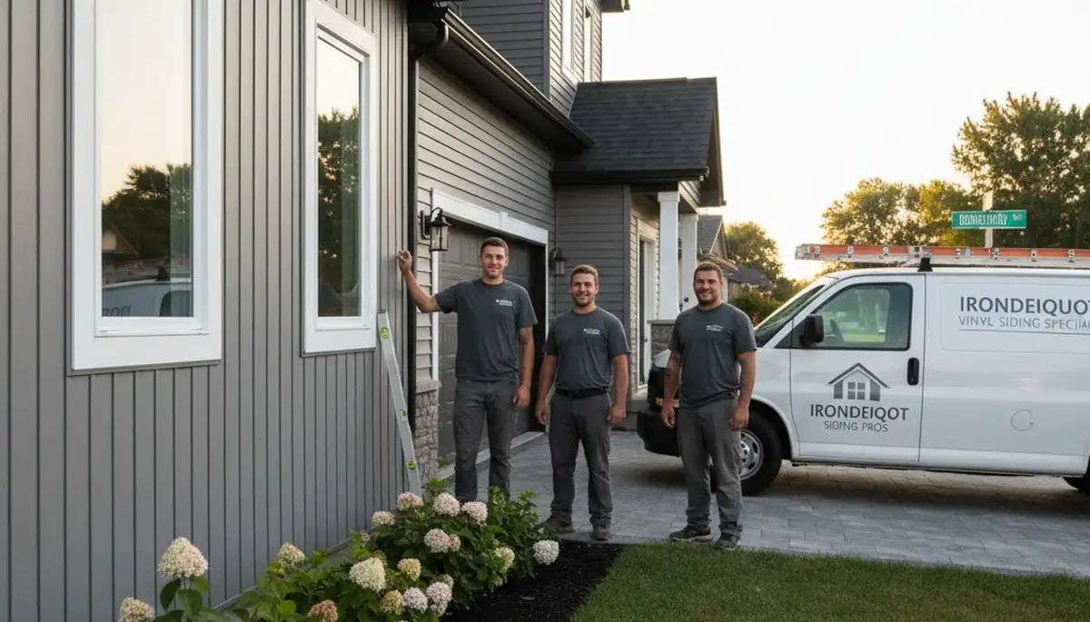 Professional vinyl siding installation on home exterior in Rochester, NY