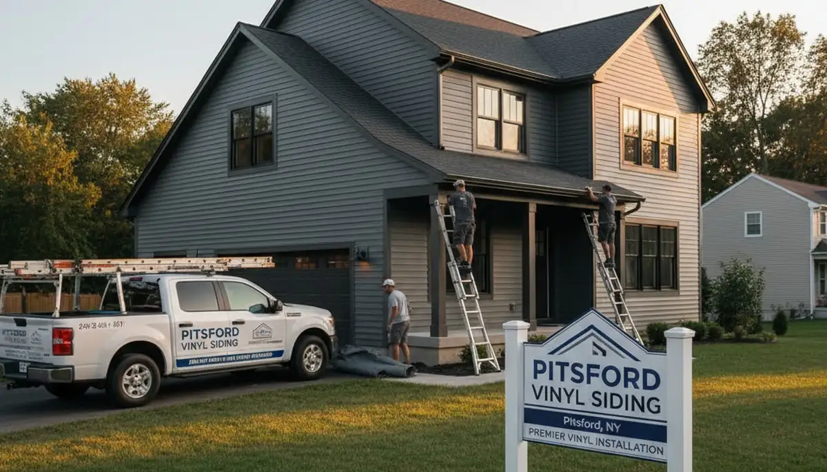 Professional vinyl siding installation service in Rochester NY homes by sidingrochesterny.com
