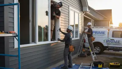 Professional window installation with vinyl siding in Rochester, NY by Next Level Exteriors