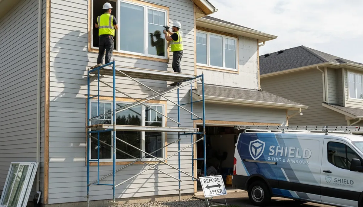 Vinyl siding and window replacement in Rochester NY homes by Next Level Exteriors
